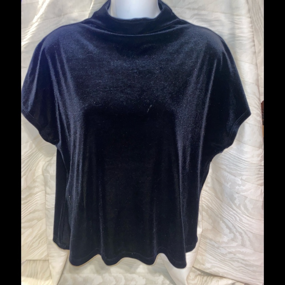 Velour crop top